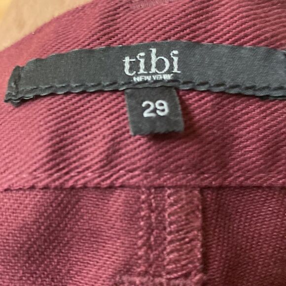Tibi Jeans With Lambskin Front Size 29 NWOT - Picture 5 of 5